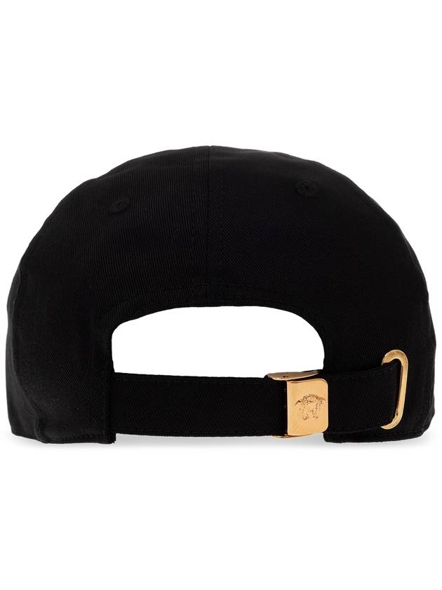 Logo Ball Cap Black - VERSACE - BALAAN 4