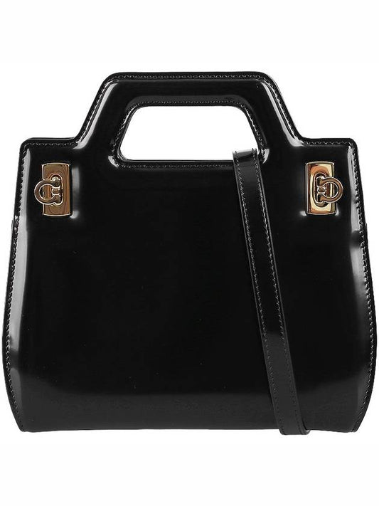 Wanda Mini Bag Black - SALVATORE FERRAGAMO - BALAAN 2