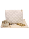 Women s Louis Vuitton M21262 Cream Monogram Lambskin Kusang PM 2WAY gt shoulder bag Gangbuk used luxury goods - LOUIS VUITTON - BALAAN 3