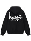 flip zip hoodie up black men - STUSSY - BALAAN 1