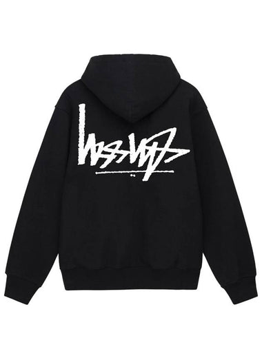 flip zip hoodie up black women - STUSSY - BALAAN 1