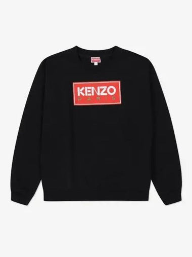 Regular Sweatshirt Black FD52SW0384MF99J - KENZO - BALAAN 1