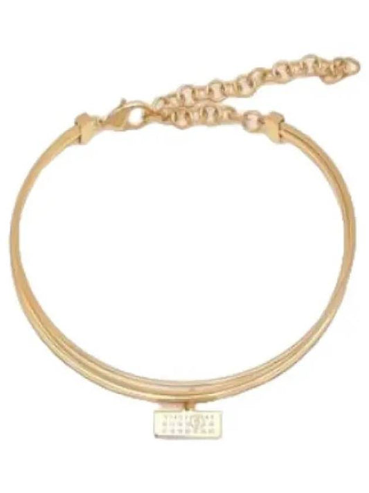 MM6 Slim Chain Bracelet Gold - MAISON MARGIELA - BALAAN 1