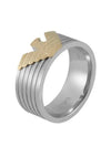 Men's Eagle Ring Gold Silver - EMPORIO ARMANI - BALAAN 1