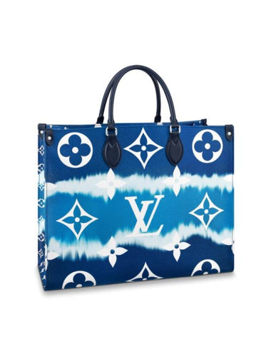 GM LV Women s Japanese Watercolor On the Go Tote Bag - LOUIS VUITTON - BALAAN 1