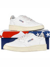 Medalist Low Top Sneakers Beige White - AUTRY - BALAAN 11