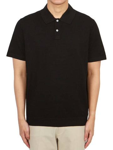 Goris Men s Collar Short Sleeve T Shirt O0186711 001 - THEORY - BALAAN 1