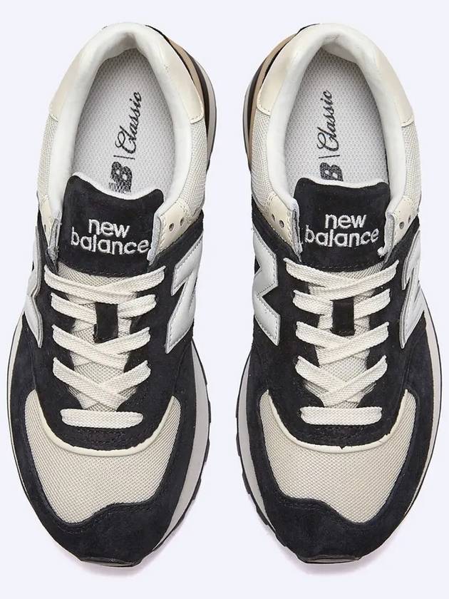 574 Legacy Low Top Sneakers Black Angora - NEW BALANCE - BALAAN 5