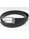 Gancini Reversible Adjustable Belt Black - SALVATORE FERRAGAMO - BALAAN.