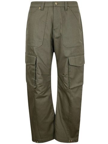 Golden Goose Golden M`S Cargo Pant Mixed Cotton Fabric No Bottom Pocket Clothing - GOLDEN GOOSE - BALAAN 1