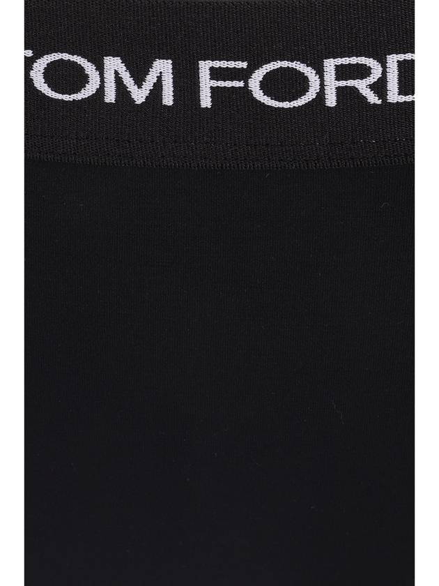 Underwear Women's Logo Cotton Signature Briefs Black - TOM FORD - BALAAN 4