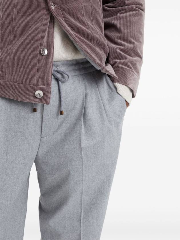 Brunello Cucinelli Trousers Light Grey - BRUNELLO CUCINELLI - BALAAN 3