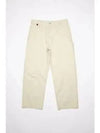 Women's Workwear Straight Pants Beige - ACNE STUDIOS - BALAAN 2