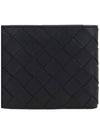 Intrecciato Leather Half Wallet Black - BOTTEGA VENETA - BALAAN 5