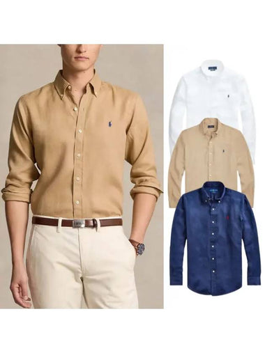 Pony logo linen shirt, summer 3 types - POLO RALPH LAUREN - BALAAN 1