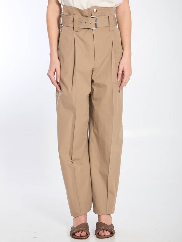 straight pants beige - BOTTEGA VENETA - BALAAN 2