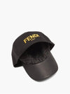 Reversible Embroidered Logo FF Jacquard Baseball Cap - FENDI - BALAAN 3