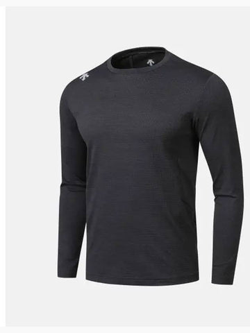 Running Stretch Air Slim Long Sleeve T Shirt Black SP313RTL99 - DESCENTE - BALAAN 1