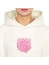 Isoli Flower Oversized Hoodie Egret - GANNI - BALAAN 7