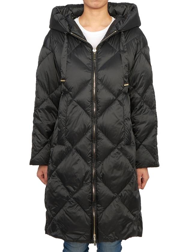 Trefe Hooded Long Padding Black - MAX MARA - BALAAN 3