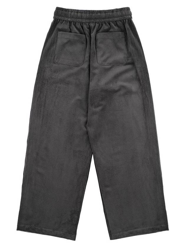 Corduroy lining wide pants gray - PEOPLE OF THE WORLD - BALAAN 3