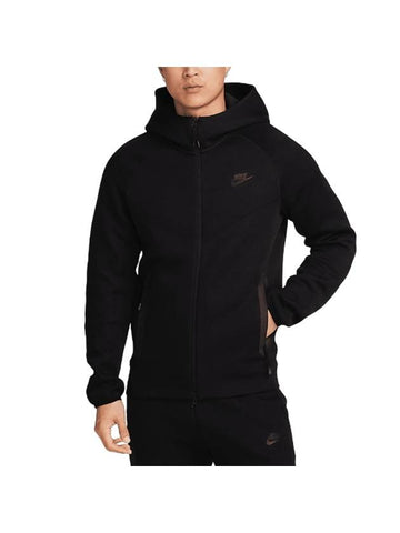 Sportswear Tech Fleece Zip-Up Hoodie Black - NIKE - BALAAN 1