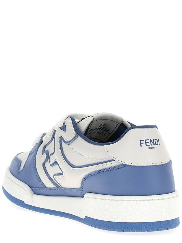 Match Low Top Sneakers Light Blue - FENDI - BALAAN 4