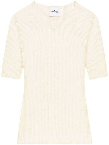 Courrèges Sweaters Beige - COURREGES - BALAAN 1