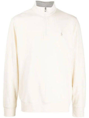 Pony Logo Half Zip-up Sweatshirt Cream - POLO RALPH LAUREN - BALAAN 1