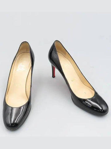 Black Patent Pumps Women s Shoes 230mm - CHRISTIAN LOUBOUTIN - BALAAN 1