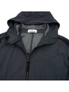 Men's Wappen Patch Naslan Watro Hooded Jacket Black - STONE ISLAND - BALAAN 4