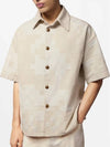 1AFQZM Damier short sleeved denim shirt - LOUIS VUITTON - BALAAN 1