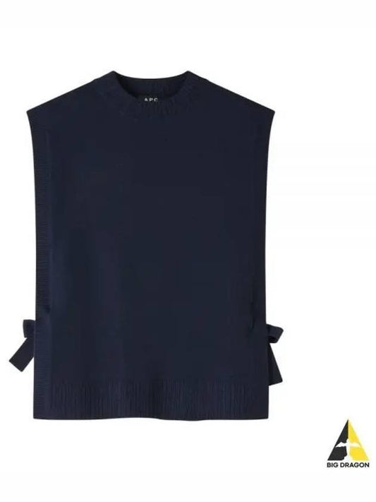 Margot Knitted Vest Dark Navy - A.P.C. - BALAAN 2