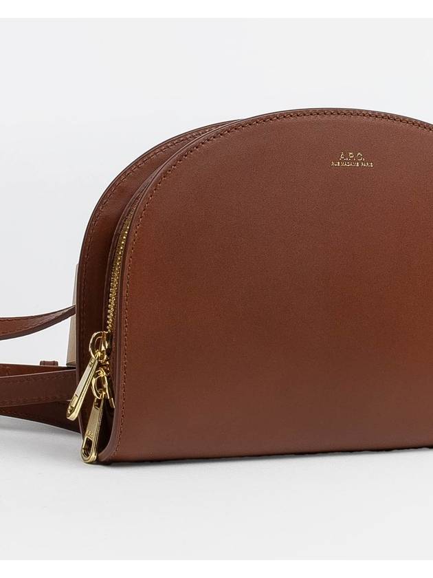 Demi Lune Half Moon Cross Bag Brown - A.P.C. - BALAAN 4