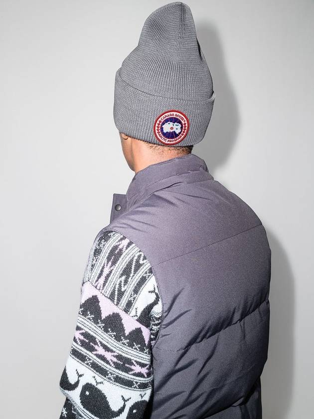 Arctic Disc Torque Wool Beanie Heather Grey - CANADA GOOSE - BALAAN 3