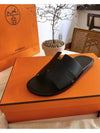 Izmir Sandal Calfskin & Noir - HERMES - BALAAN 7