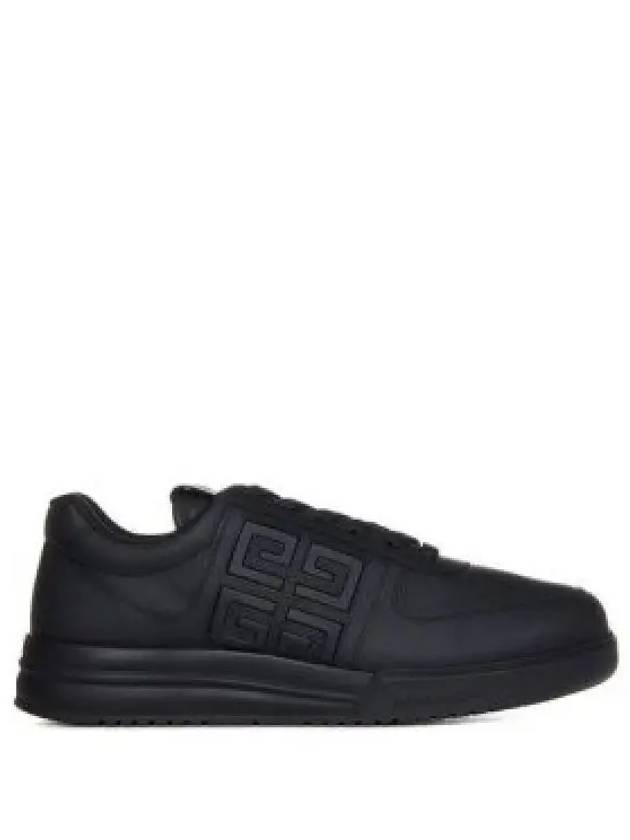 G4 Logo Calfskin Low Top Sneakers Black - GIVENCHY - BALAAN 2