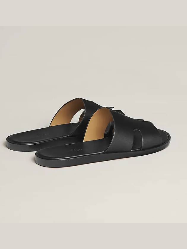 Izmir Sandal Calfskin & Noir - HERMES - BALAAN 3