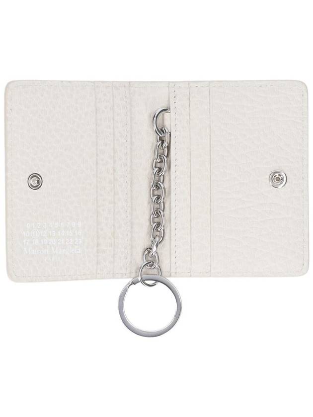 4 Stitch Keyring Card Wallet Grey - MAISON MARGIELA - BALAAN 3