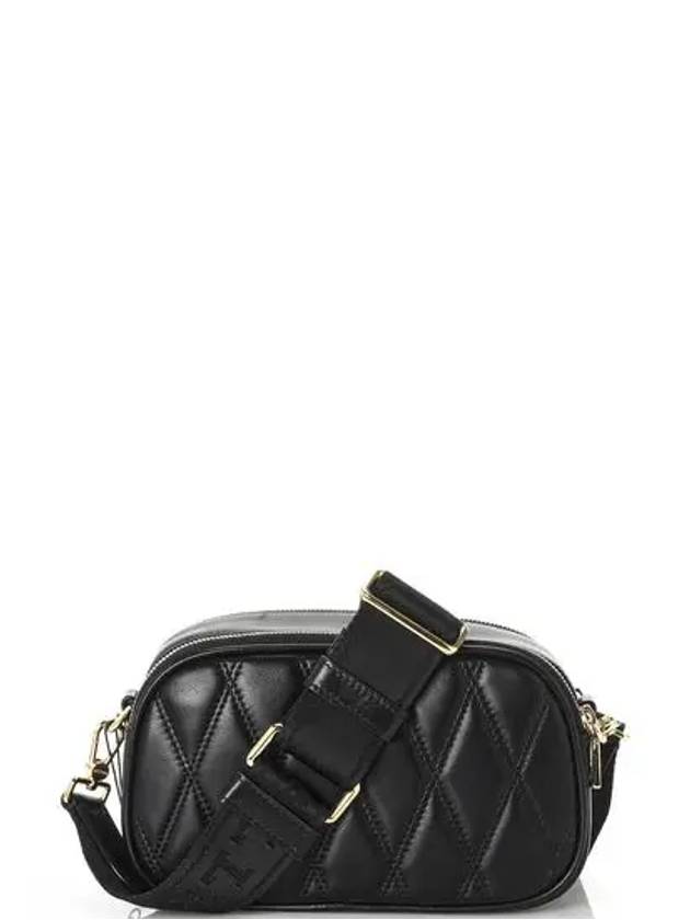 Denni Logo Quilted Mini Cross Bag Black 601621 24313 F170 - BALLY - BALAAN 4