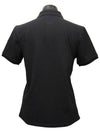 Logo Motif Polo Shirt Black - MONCLER - BALAAN 3