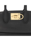 Studio Soft Top Handle Tote Bag Black - SALVATORE FERRAGAMO - BALAAN 10