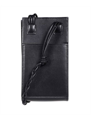 Tangle Smartphone Mini Bag Black - JIL SANDER - BALAAN 1