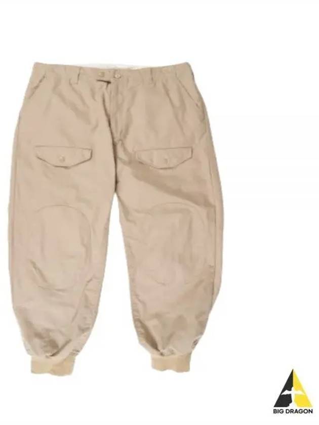 Airborne Pant B Khaki Cotton Ripstop 24S1F035 OR356 CT030 Pants - ENGINEERED GARMENTS - BALAAN 1