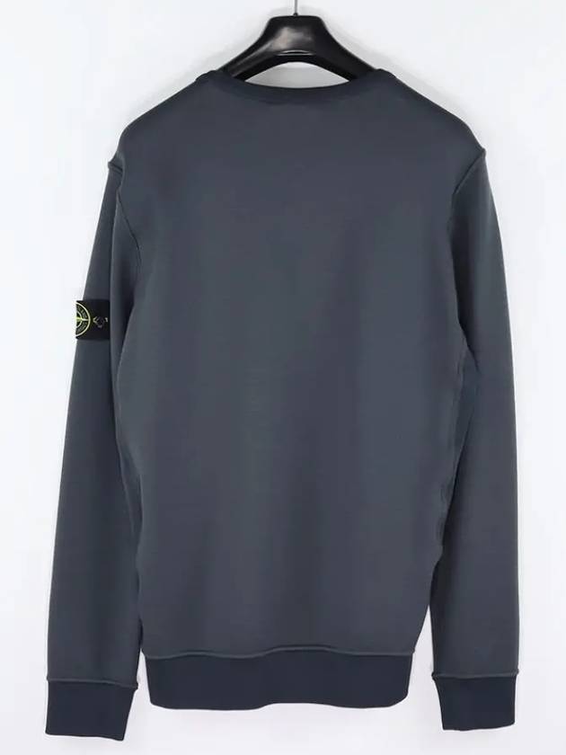 Wappen Patch Sweatshirt Charcoal - STONE ISLAND - BALAAN 4