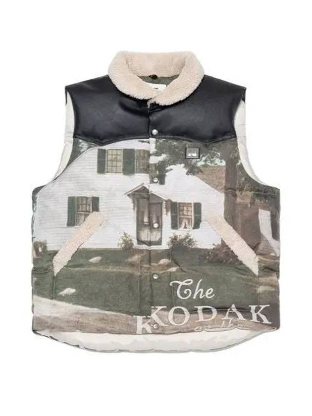 KODAK Brownie Logo Duck Down Vest PRINT - KODO - BALAAN 1