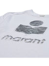 Zwell Logo Print Short Sleeve T-Shirt White - ISABEL MARANT - BALAAN 5