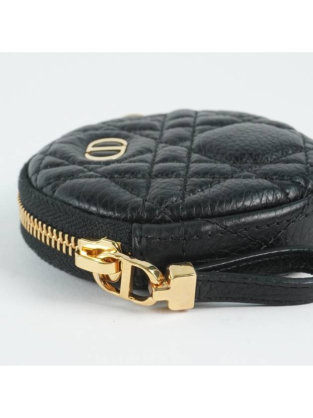 Caro Detachable Coin Purse Black - DIOR - BALAAN 5