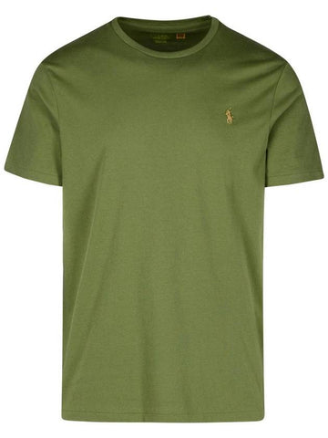 Polo Ralph Lauren Green Cotton T-Shirt - POLO RALPH LAUREN - BALAAN 1