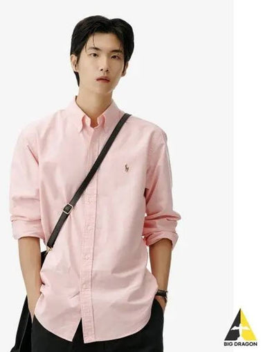 Custom fit Oxford shirt pink - POLO RALPH LAUREN - BALAAN 1